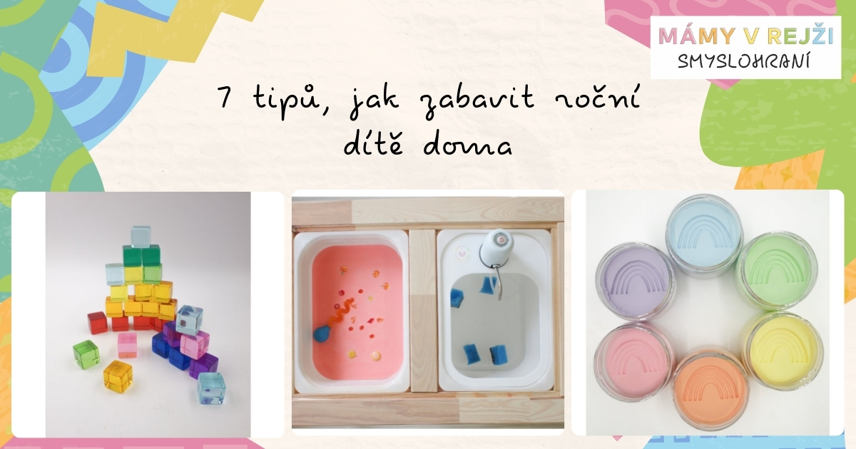 7 tipů, jak zabavit roční dítě doma